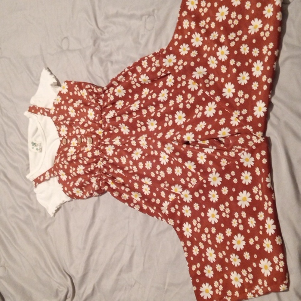 Girl "Floral" Jumpsuit